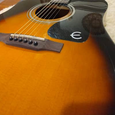 Epiphone 2018 PR150VSAE Tobacco Sunburst Acoustic Electric w/Padded Gig Bag image 5