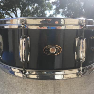 Slingerland 50s Radio King 5.5”x14” Rare Solid Blue Duco Lacquer Snare image 5