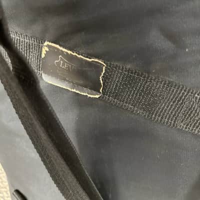 Gibson USA Logo Padded Soft Case Gig Bag Black Exterior / Dark Blue Interior image 7