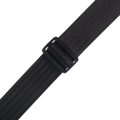 Levy's Wide Black Seatbelt Guitar Strap image 3