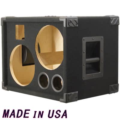 2X10 bass gutar speaker empty cabinet, black carpet 100% US MADE image 1