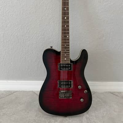 Fender Special Edition Custom Telecaster FMT HH with Laurel Fretboard 2019 - Present - Crimson Red Transparent image 1