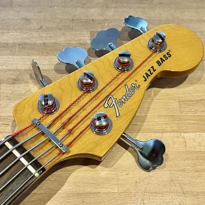 Fender Modern Player Jazz Bass V 2013 - Satin Olympic White image 4
