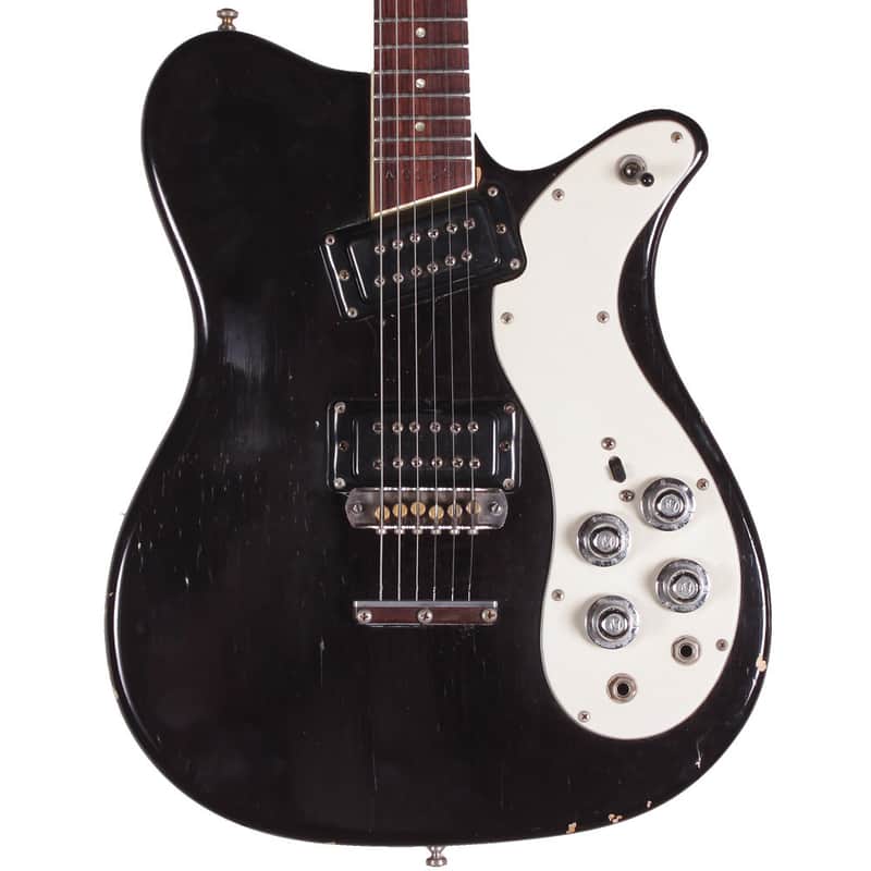 1971 Mosrite 350 - Black image 1