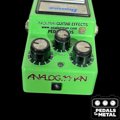 1983 MIJ Ibanez TS9 Tube Screamer with Analogman Modded - Green - X16474 image 2