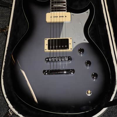 Reverend Sensei H90 Periwinkle Burst Set-Neck Electric Guitar with Two Tone Teardrop Case used image 4