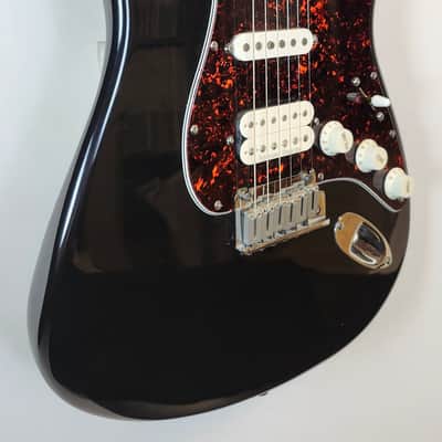 Pre Owned Vintage 1997 Fender U.S. Lone Star Stratocaster, Hot Rod Series, HSS, Black, w/Tweed HSC image 8