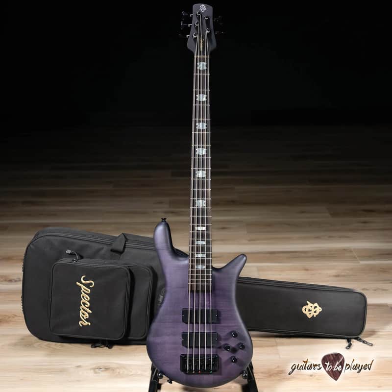 Spector Euro 5 LX Neck-Thru 5-String EMG Bass – Nightshade image 1