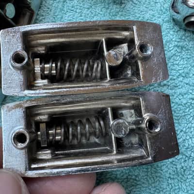 Rogers Lot of 8 Beavertail Vintage Cleveland era Tom Drum Lugs Lot #1 60s - Chrome image 6