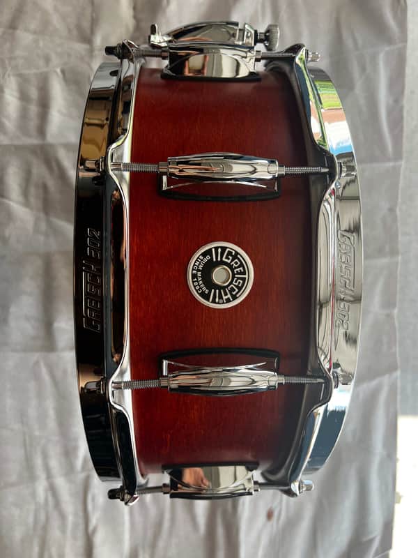 Mint Gretsch 5.5" x 14" Brooklyn Snare Drum - Satin Burnt Orange image 1