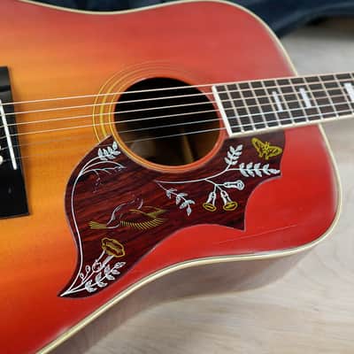 Morris WH-20 MIJ 1978 Red Sunburst Vintage Made in Japan MIJ w/ Bag image 2