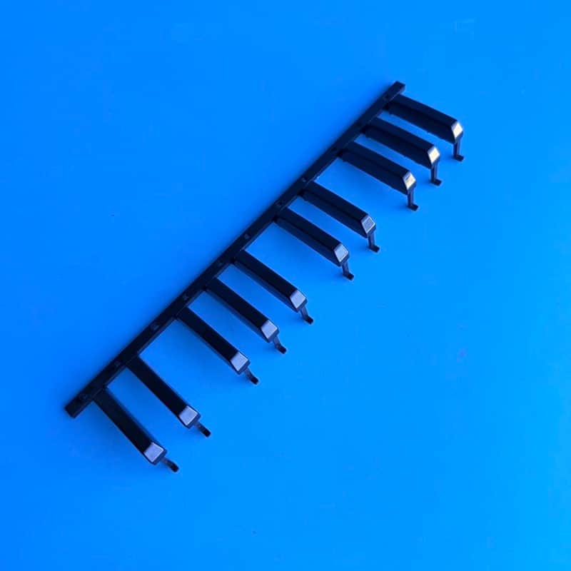 CASIO MT-240 Vintage Keyboard Replacement Part: Left Black Keys [2 Octaves] image 1