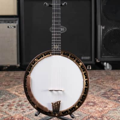 OME Banjos Gold Hill Vintage Alpha 5-String Resonator Banjo with Hardshell Case image 3