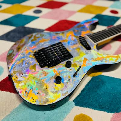 ESP Mirage Deluxe 1989 - Holoflash -Jackson Lawsuit Headstock image 2