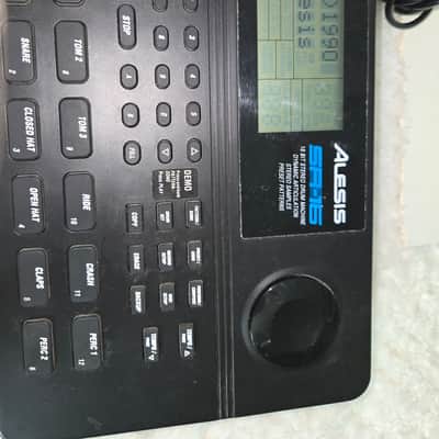 Alesis SR-16 Drum Machine 1992 Black image 8