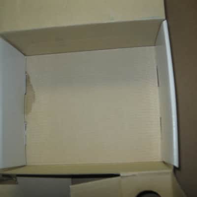 litely handled TC Electronic EMPTY Cardboard Box + original User's Manual & sticker for NDR-1 Nova Drive OD & Distortion (NO: pedal, adapter) late 2000s-early 2010s (part of 2 outer sides of BOX were spray painted white to cover water stains) image 17