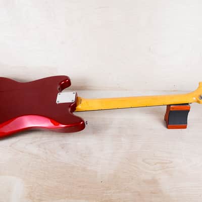 Fender Classic '70s Mustang MIJ 2016 Candy Apple Red Japan w/ Matching Headstock w/ Bag image 8