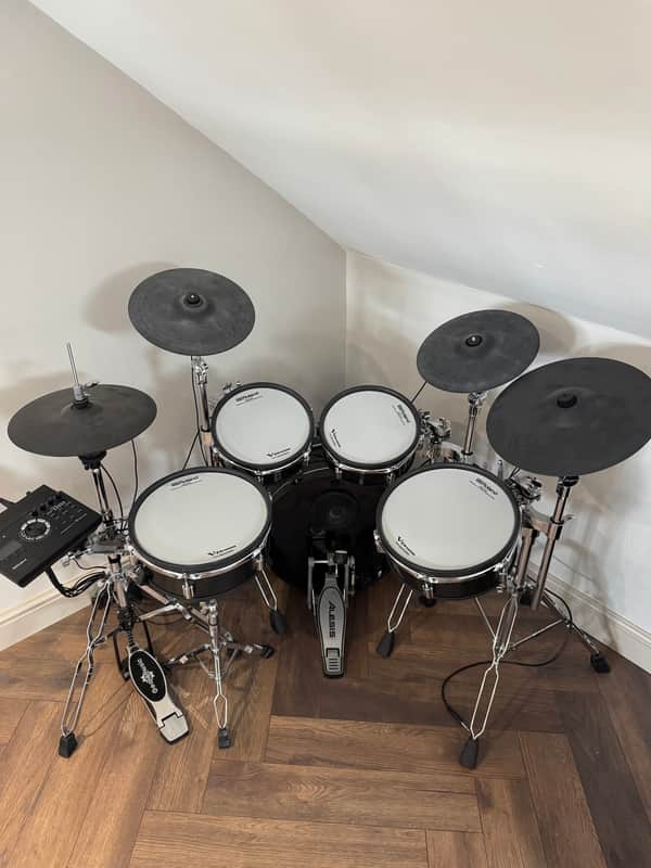 Roland VAD307 Acoustic Design Series Electronic V-Drum Kit 2022 - Present - Black image 1