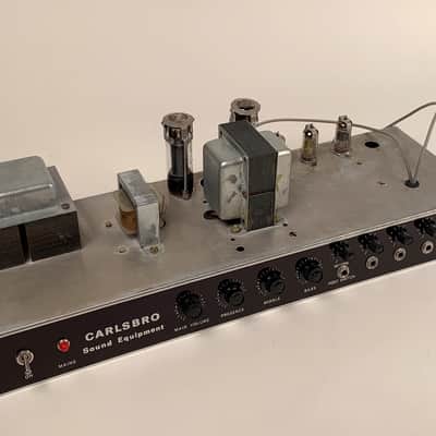 RARE 1970's Carlsbro CS 60 PA 60w Reverb Amp with 2x12 20w Celestian Towers image 11