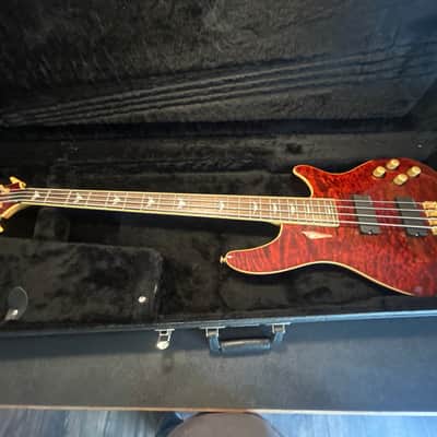 Schecter Schecter Diamond Series Devil Tribal Bass | Reverb