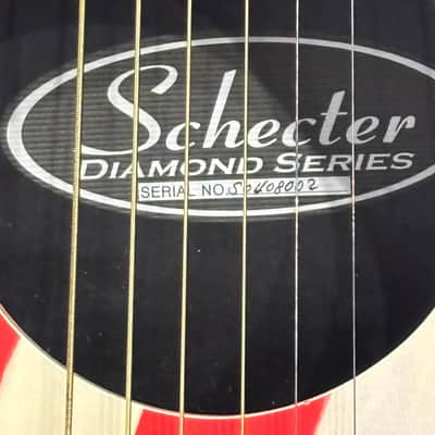 #104/125 Fireman's 9/11 NYC New York City Tribute 2002 Schecter Custom Diamond Series Acoustic image 7