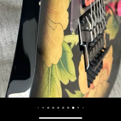 AUTOGRAPHED Ibanez JEM77-FP Steve Vai Signature 1988 - 2004 - Floral Pattern image 18