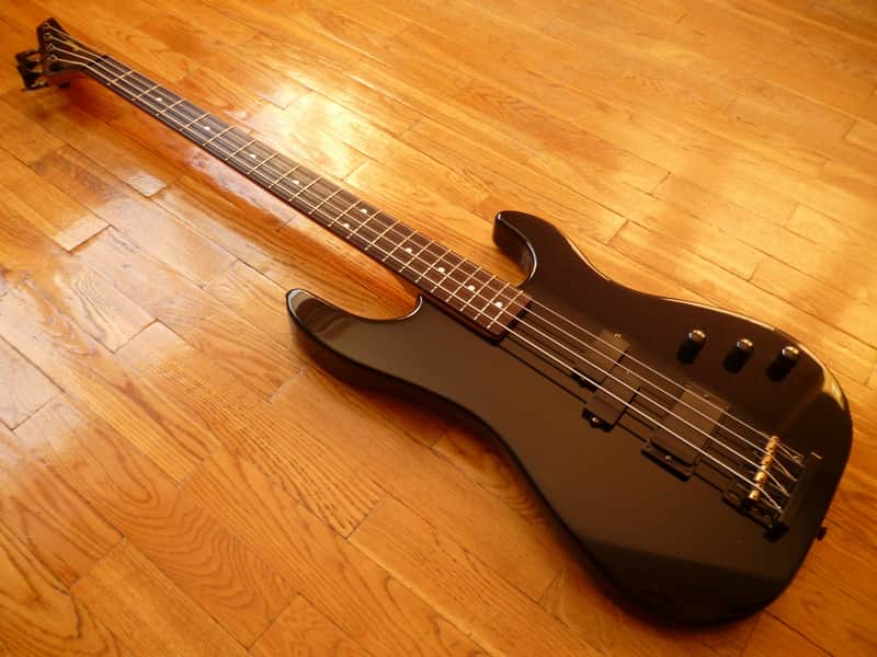 Fernandes Limited Edition PH Dinky Bass MIJ 1985 Black image 1