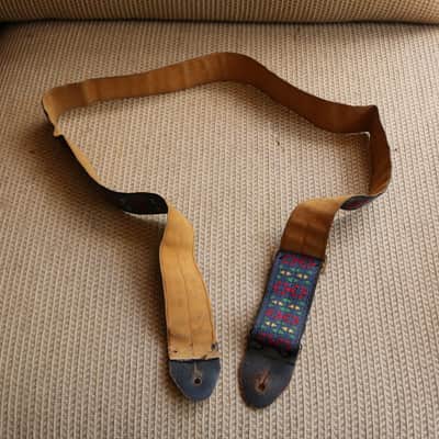 60's/70's Blue kaleidoscope Ace Woven Strap image 5