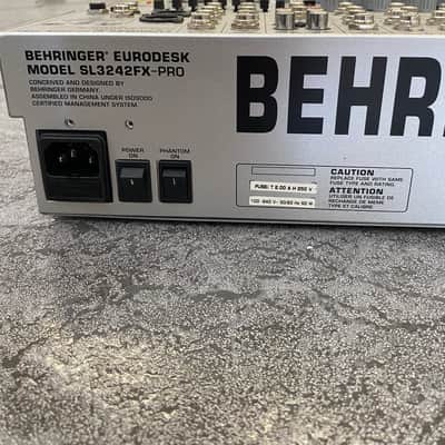 Behringer Eurodesk SL3242FX-PRO 32-Channel Mixing Console 48-Input 8-Bus Mixing Console (Original Box) – NOT FUNCTIONING – For Parts or Repair image 7