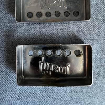 Gibson Embossed pickup covers 1972. - Chrome image 3