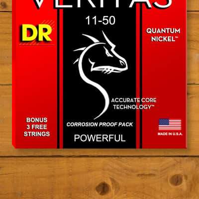 DR Veritas Coated Core Quantum Nickel Electric Guitar Strings - 11-50 image 1