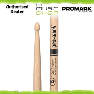 Pair of Promark Todd Sucherman Signature Lacquered Maple Drumsticks - SD330W image 1