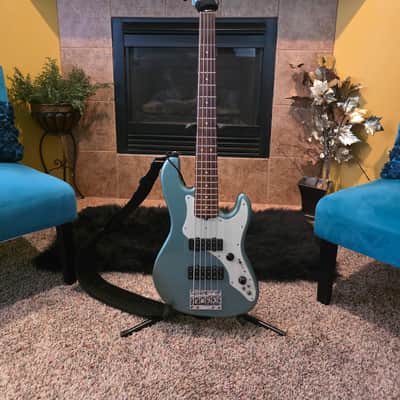Fender Roscoe Beck Artist Series Signature Bass V 1995 - 2006 - Teal Green image 1