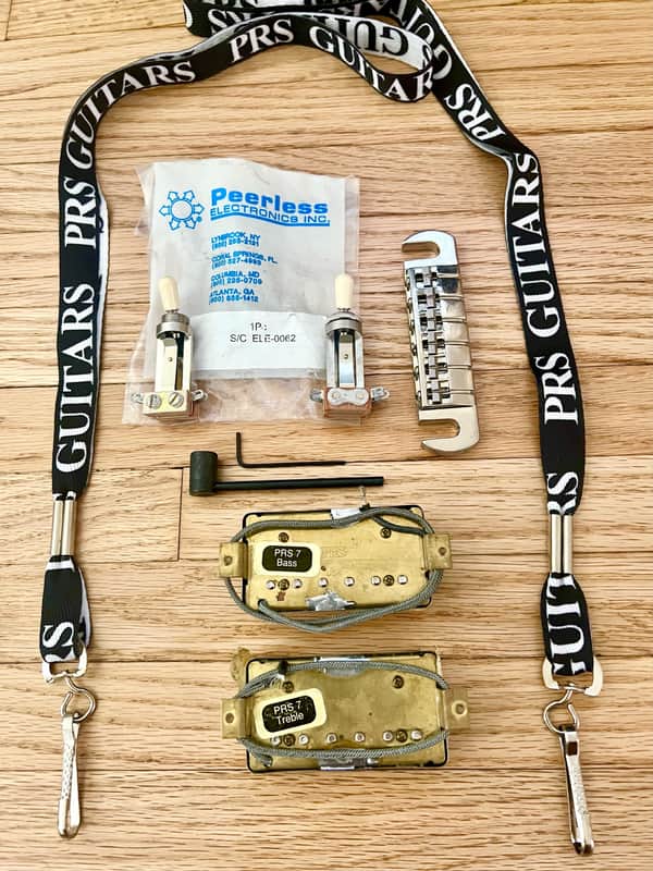 PRS Paul Reed Smith ORIGINAL Humbucker Pickups "7 Bass" and "7 Treble" + Extras image 1