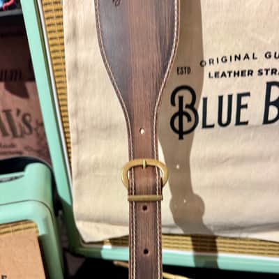Blue Bell Straps ZOZO 73 ARTISAN Custom Shop for Al’s Music Factory  FADED BROWN image 6