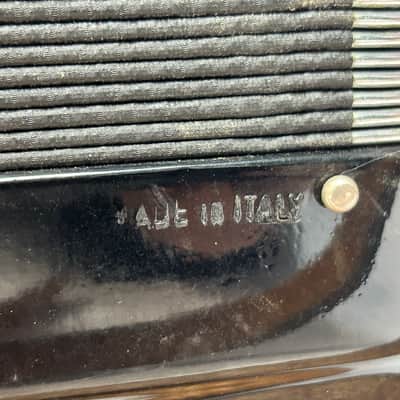 Black Harmonium Piano Accordion LMH 41 120 Made in Italy image 6