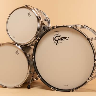 Gretsch USA 'Brooklyn' in Silver Sparkle - 14x22. 16x16, 9x13 image 2