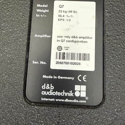 D&B Audiotechnik Q7 2-Way Line Array Loudspeaker (PAIR )(TRUEHEARTSOUND) image 5