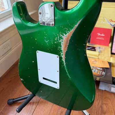 2026 Fender Custom Shop Stratocaster Pro W25 Relic - Candy Apple Green image 10