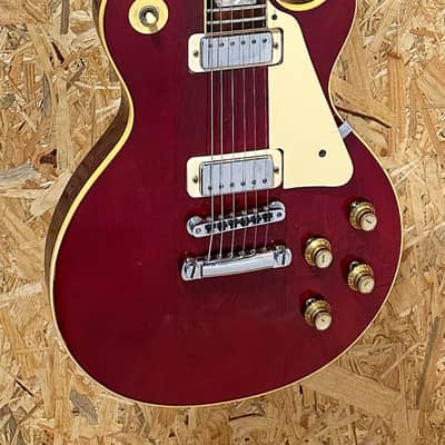 Pre Owned Gibson 1975 Les Paul Deluxe - Wine Red Inc. Case image 3