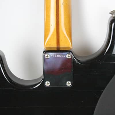 Fender American Vintage ’57 Stratocaster Reissue (AVRI) 1989 - Black (Nitrocellulose Lacquer) image 12