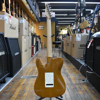Tom Anderson Custom Top T Classic Contoured Electric Guitar Natural Red Burst w/Binding, Hard Case image 6