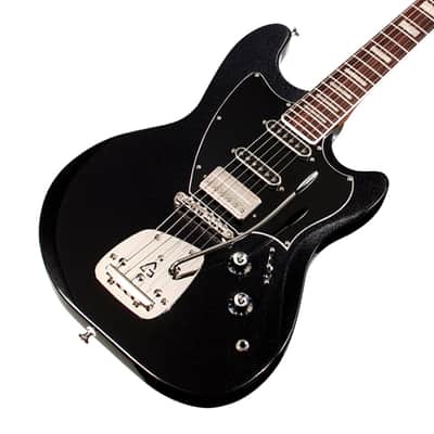 Guild Surfliner Deluxe Black Metallic - Solid Body Electric Guitar image 5