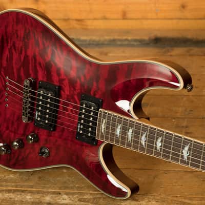 Schecter Omen Extreme-6 - Rosewood - Black Cherry image 5