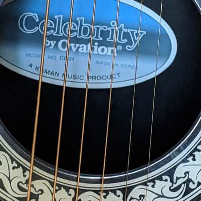 Ovation Celebrity CC 01 Acoustic Guitar Made In Korea CC01 image 9