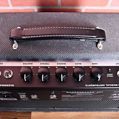 Fender Bassbreaker 007 - 7 watt Head and Matching 1 x 12 Extension Cab 2020 Grey Tweed image 7