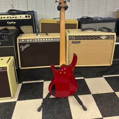 Arbor 5 string bass Red Jazz style image 9