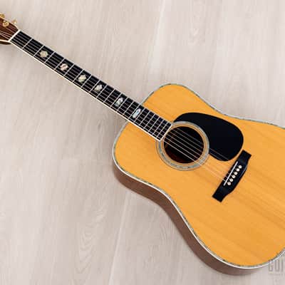 1973 Martin D-41 Vintage Dreadnought Acoustic Guitar, Crack-Free w/ Case image 13