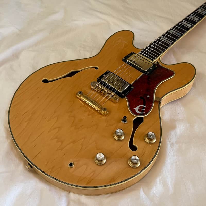 Vintage 1994 Epiphone Sheraton - Made in Korea (MIK) - Natural - Free Pro Setup