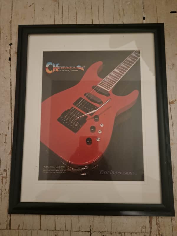 1986 Charvel Model 6 Advertisement image 1